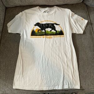 Black lab Columbia Tshirt